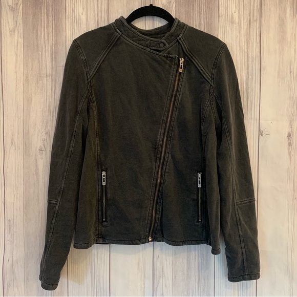 DKNY Jeans Gray Stone Washed Jacket Size M Medium - Picture 1 of 5